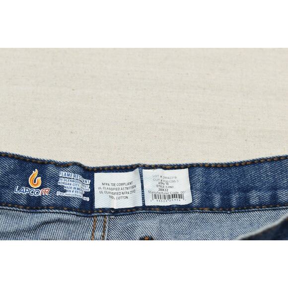 LAPCO FR Men's Flame Resistant Jeans Blue Denim Regular Size 38x32 - Picture 2 of 8